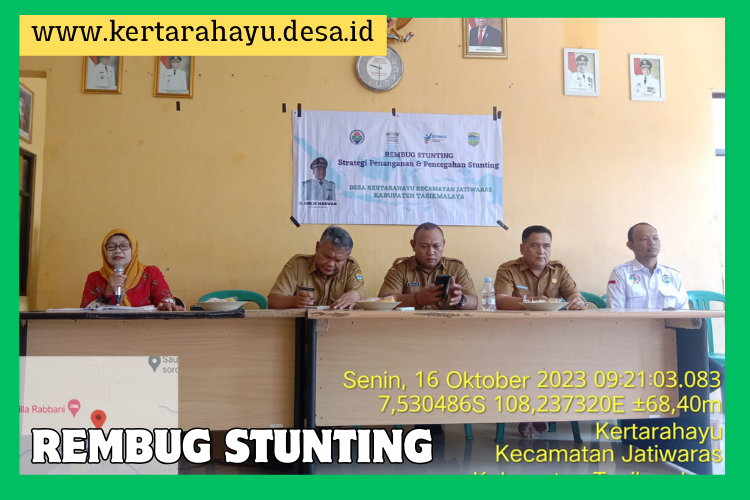 Rembug Stunting Desa Kertarahayu 2023