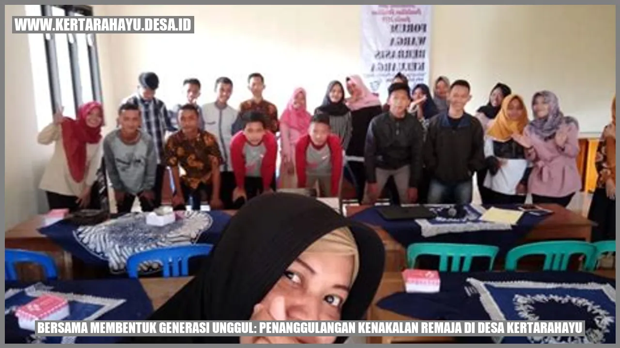 Bersama Membentuk Generasi Unggul: Penanggulangan Kenakalan Remaja di Desa kertarahayu