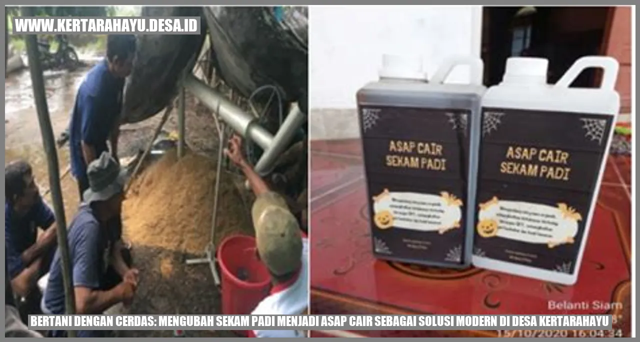 Bertani dengan Cerdas: Mengubah Sekam Padi menjadi Asap Cair sebagai Solusi Modern di Desa Kertarahayu