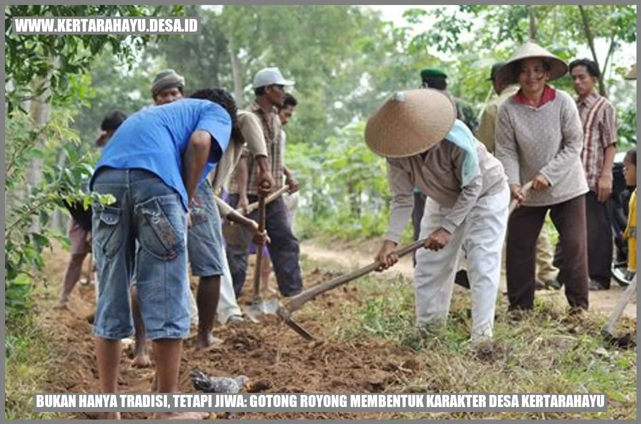 Gotong Royong di Desa Kertarahayu