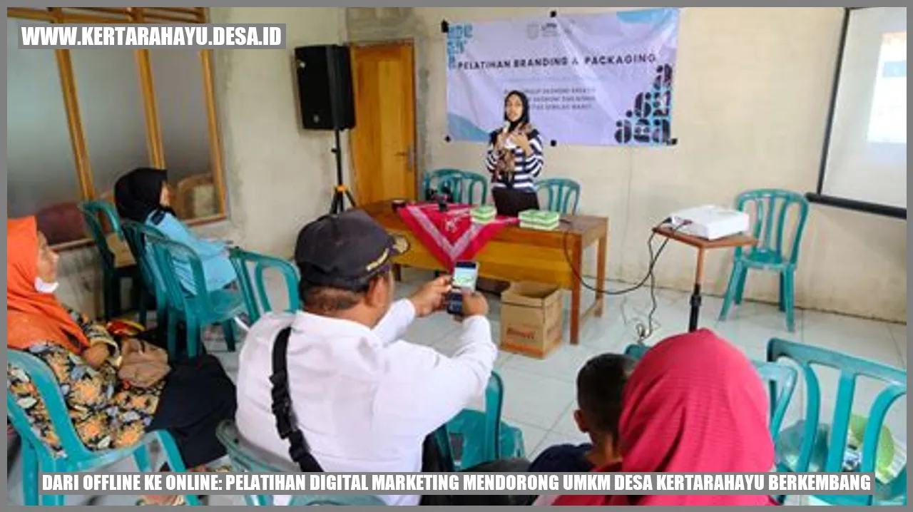 Dari Offline ke Online: Pelatihan Digital Marketing Mendorong UMKM Desa Kertarahayu Berkembang