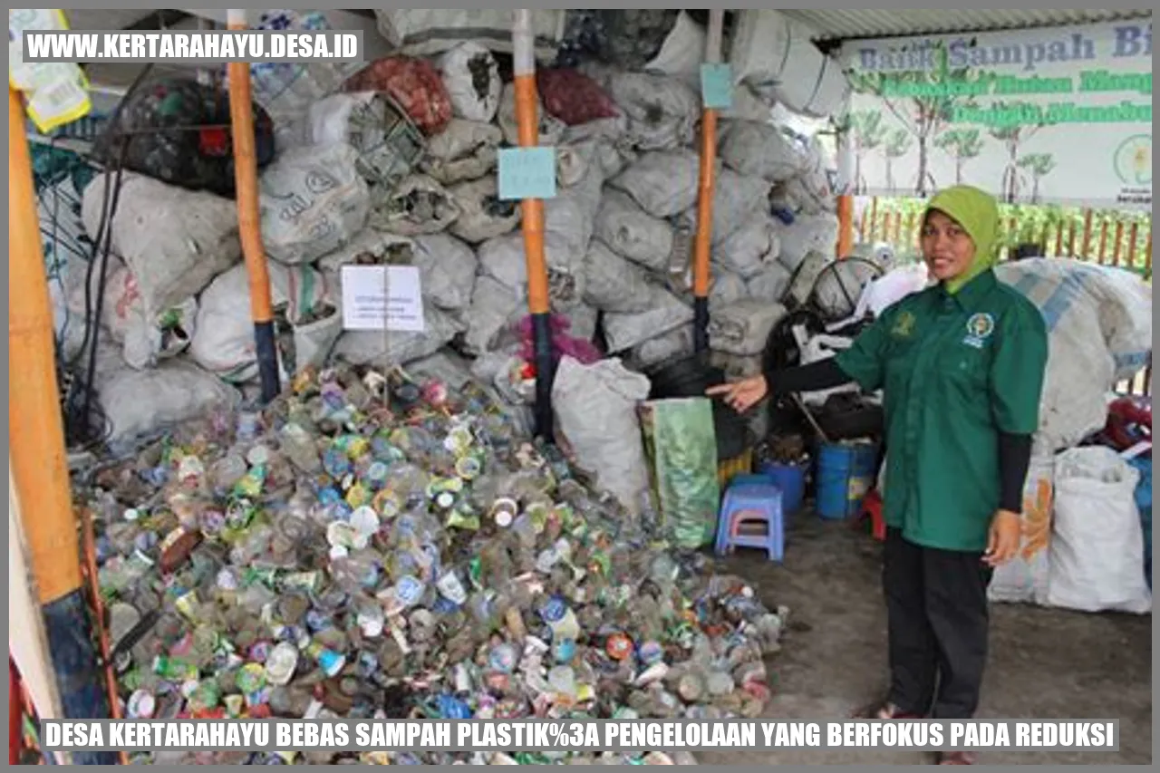 Pengelolaan Desa Kertarahayu Tanpa Plastik