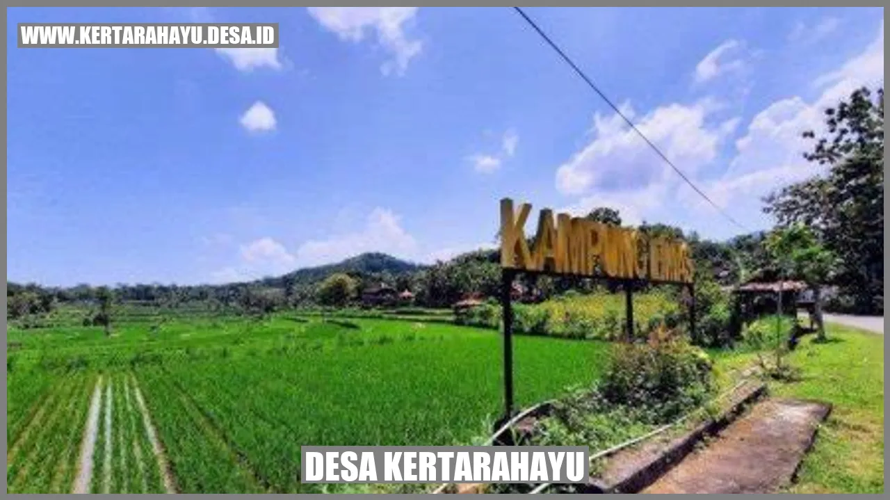 Desa Kertarahayu