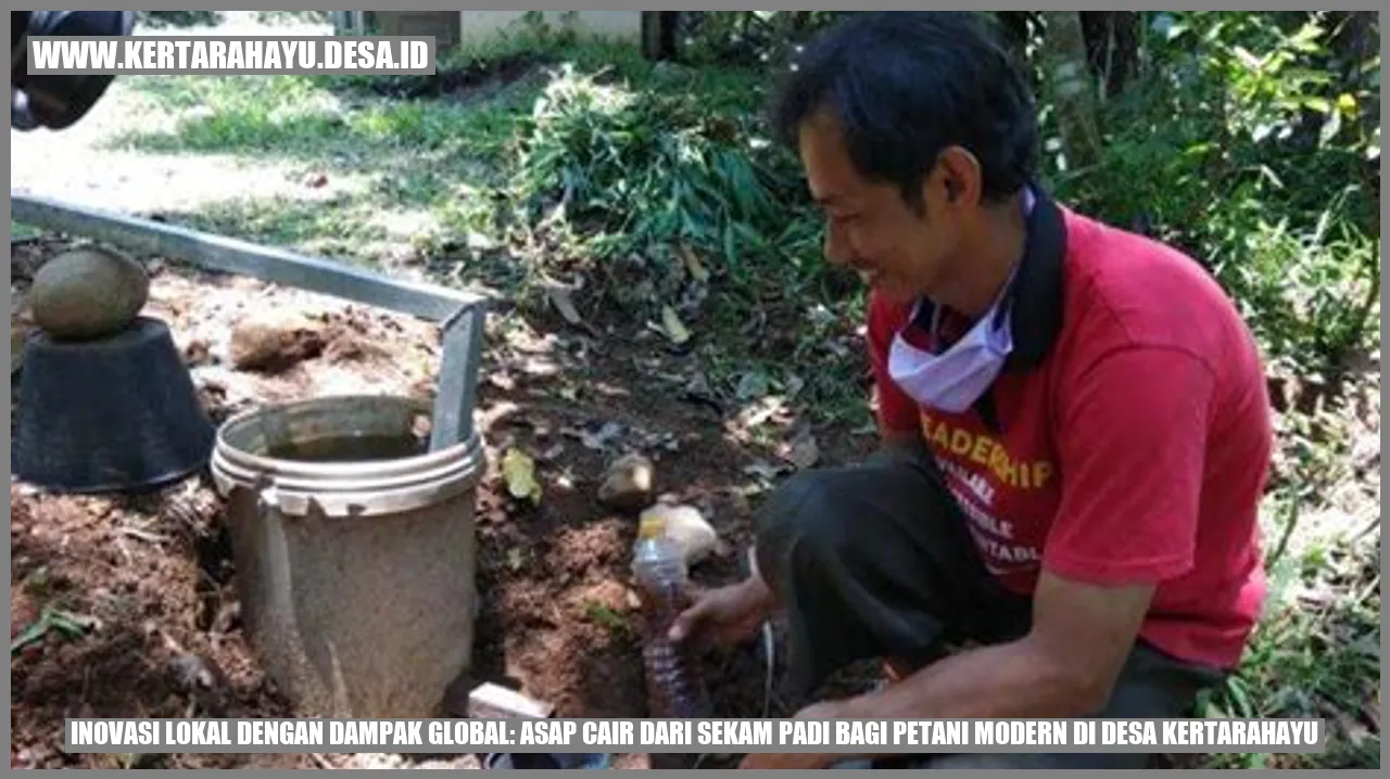 Inovasi Lokal dengan Dampak Global: Asap Cair dari Sekam Padi bagi Petani Modern di Desa Kertarahayu