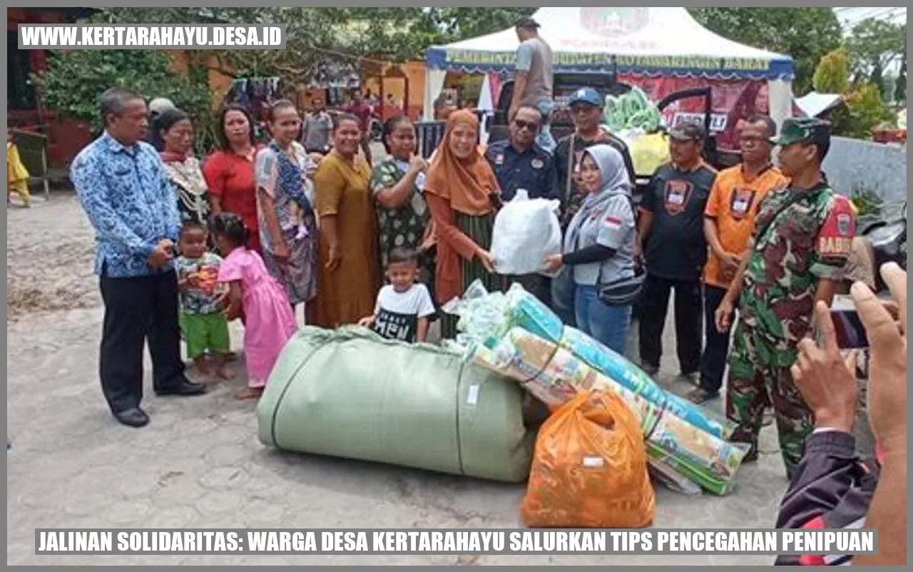 Jalinan Solidaritas: Warga Desa Kertarahayu Salurkan Tips Pencegahan Penipuan