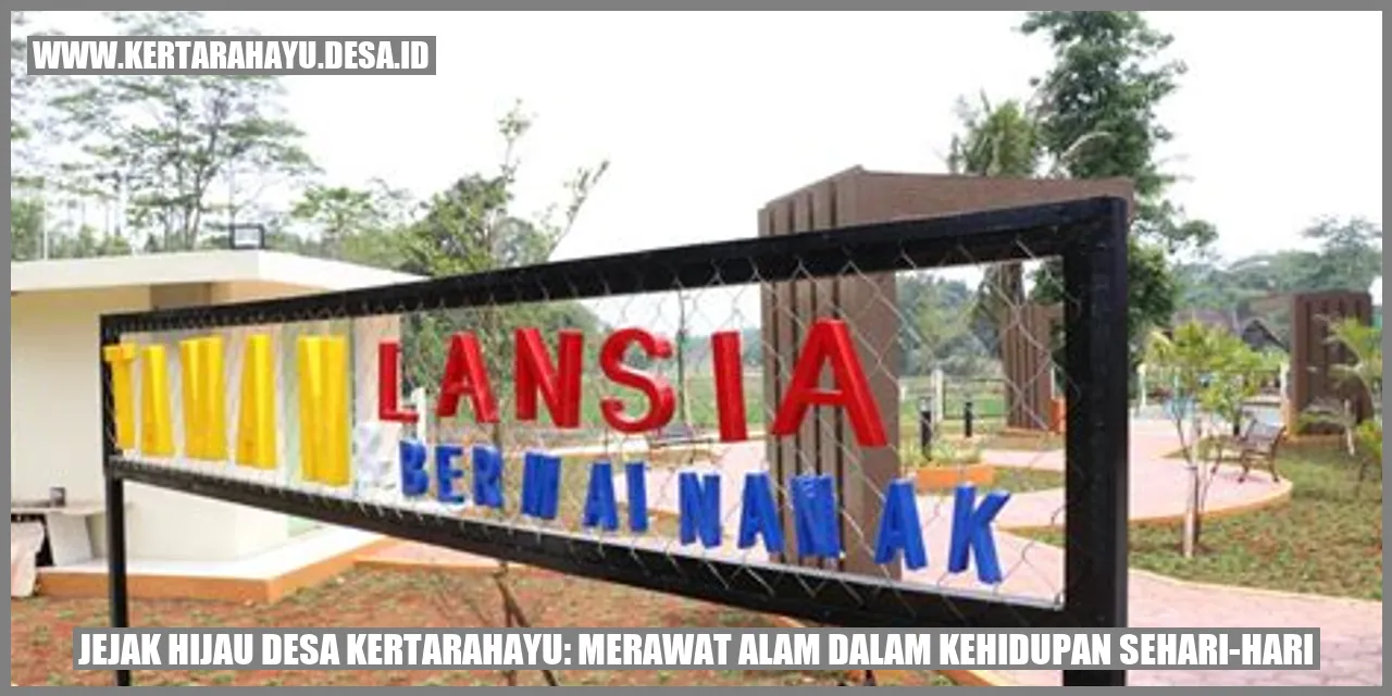 Merawat Alam di Desa