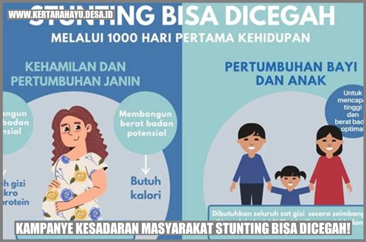 Kampanye Kesadaran Masyarakat: Stunting Bisa Dicegah!