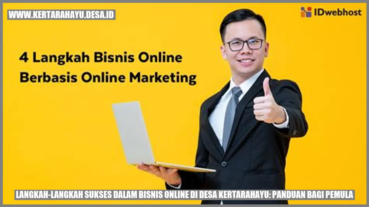 Sukses Bisnis Online di Desa Kertarahayu