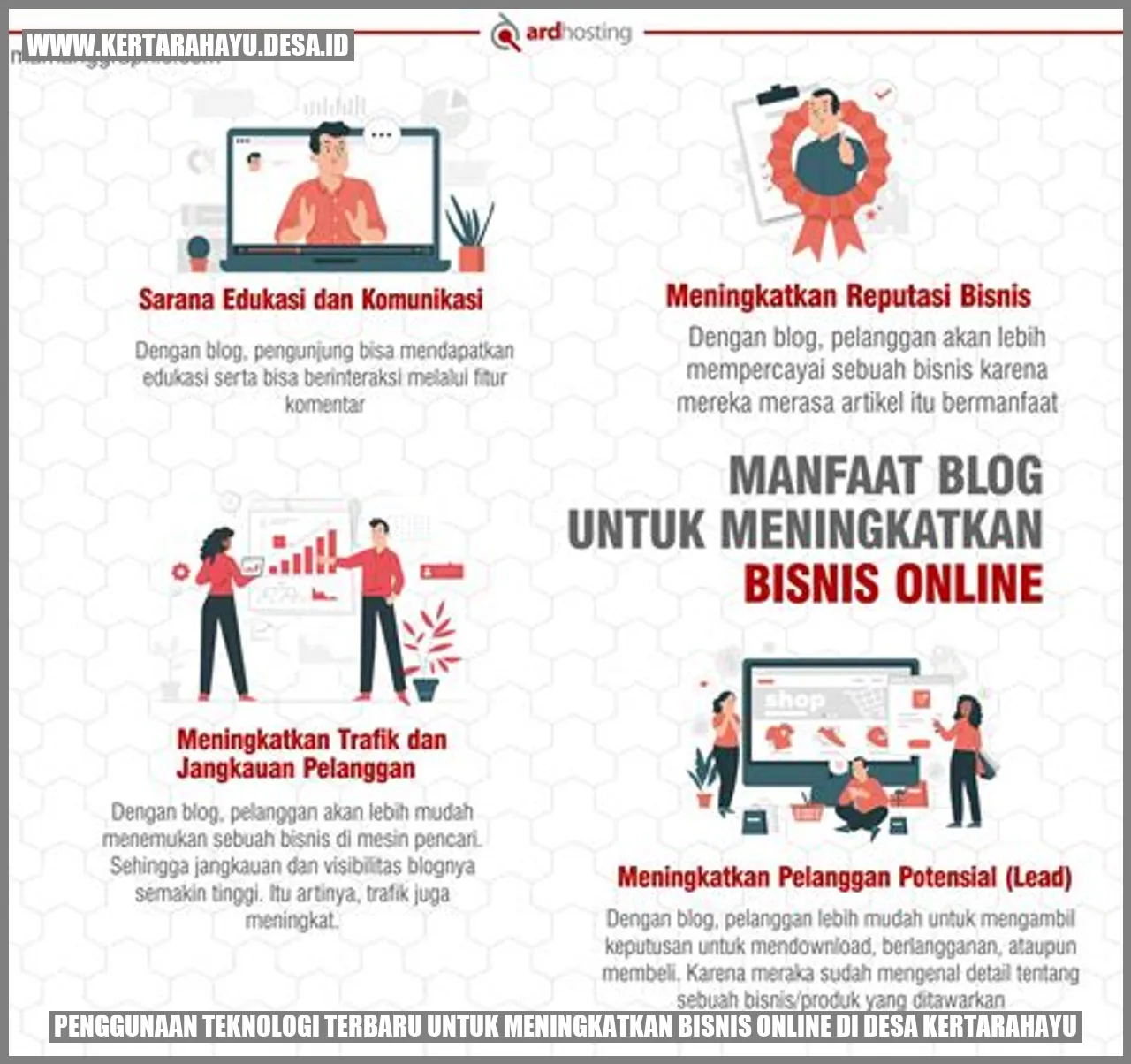 Penggunaan Teknologi Terbaru untuk Meningkatkan Bisnis Online di Desa Kertarahayu