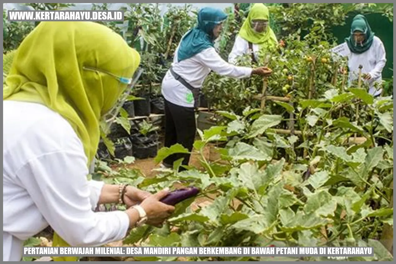 Pertanian Milenial: Desa Mandiri Berkembang di Kertarahayu